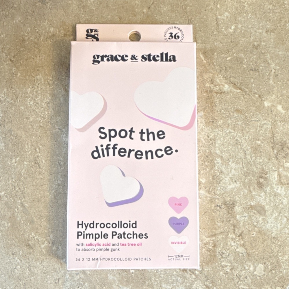 grace & stella Hydrocolloid Pimple Patches 36ct Salicylic Acid Tea Tree Oil